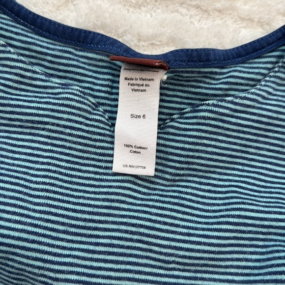 Tea Collection Cotton Smocked Waist Dress in Stripes and Paisley Print - Picture 4 of 4